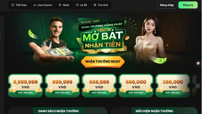Ưu đãi hấp dẫn mà người chơi mới tại 86Bet nhận được là khoản tiền thưởng chào mừng